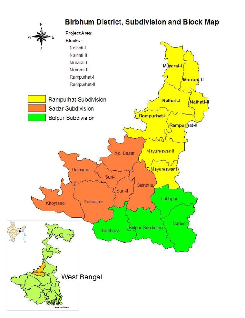 Birbhum District Map